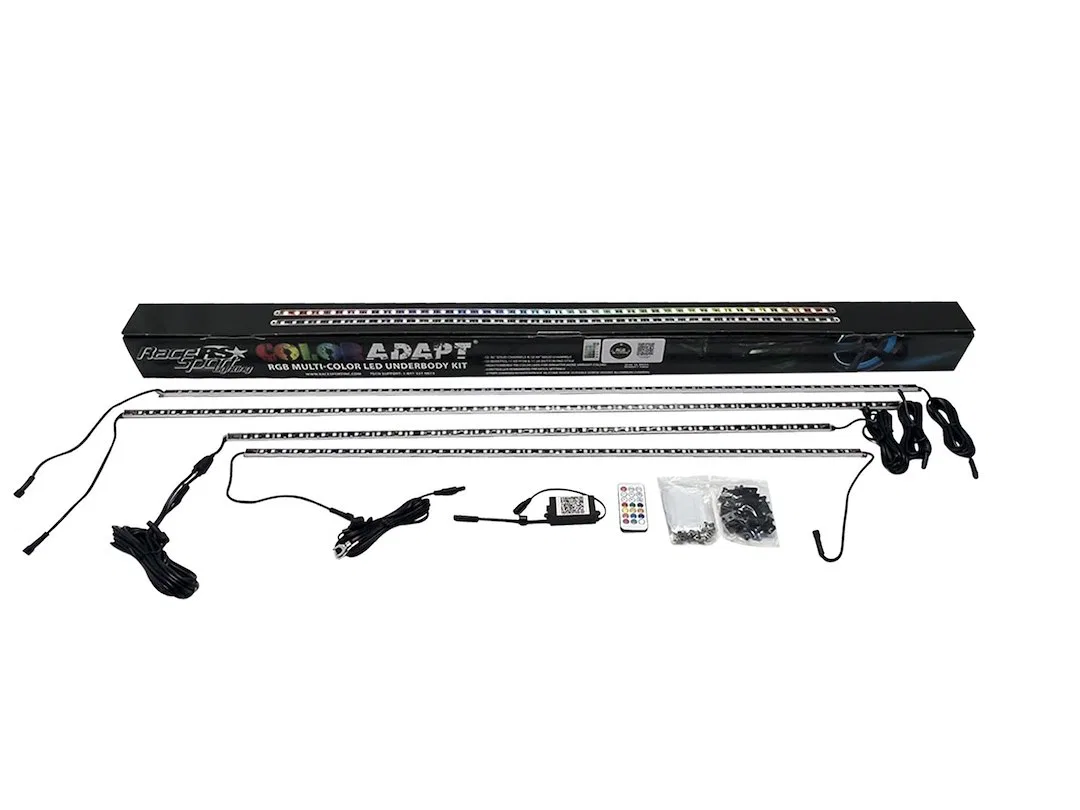 RSUKIT-C – RACESPORT LT Underbody Light Kit, EPISTAR LED RGB 9 To 16 Volt DC At 0.5 To 2 Amp Draw 30,000 Hours Lifeti...
